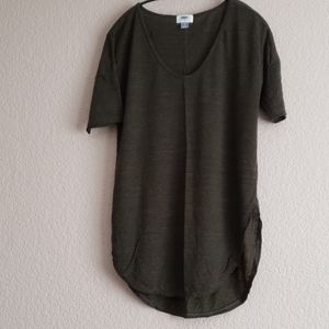 Old Navy》Scoop Neck Heathered Tee